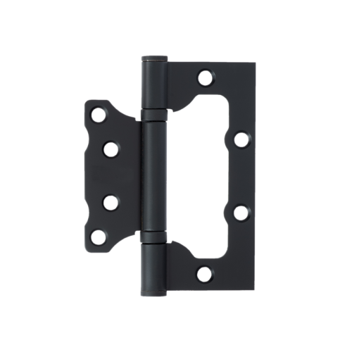 Петля накладная VЕTTORE FLUSH 100×75×2.5mm MBP (Чёрный Матовый)