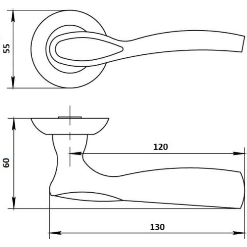Ручка Vettore R07.026 AB (Бронза)