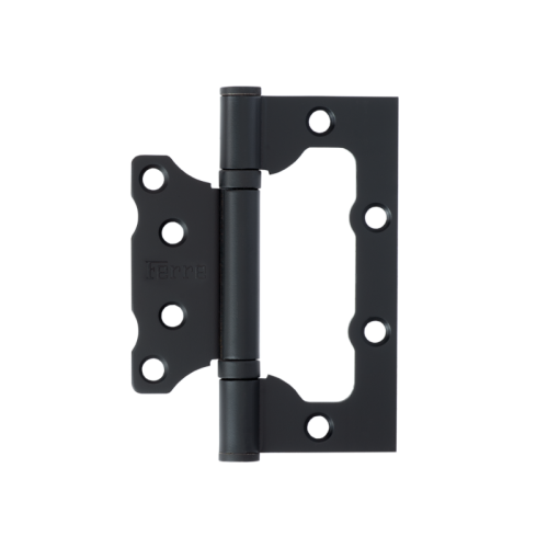 Петля накладная VETTORE FLUSH 125×75×2.5mm MBP (Чёрный матовый)