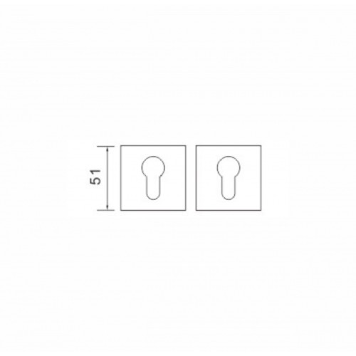 Накладка Abriss ET 5001 MCP (Матовый хром)