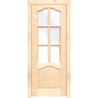 Межкомнатная дверь Каролина под стекло