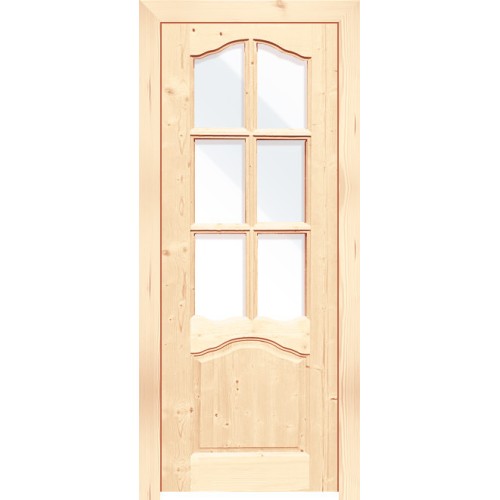 Межкомнатная дверь Каролина под стекло