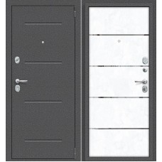 входная дверь Porta R 104.П50 IMP-6 Антик Серебро/Snow Art