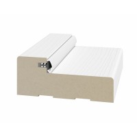 Стойка порога с уплотнителем 65*26*2070мм. Белый лёд