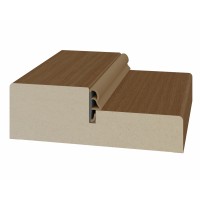 Стойка порога с уплотнителем 80*26*2070мм. Орех NL