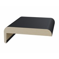 Наличник плоский телескоп. 75*10*2780мм. Антрацит