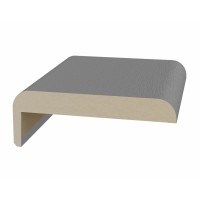 Наличник плоский телескоп. 75*10*2440мм. Серый