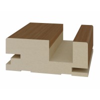 Перекладина для "дверь-книжка" 80*32*2070мм. Орех NL