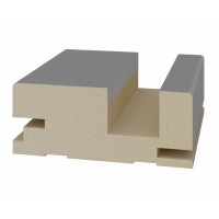 Перекладина для "дверь-книжка" 80*32*2070мм. Серый