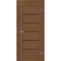 Турин 501AПП.1, цвет Орех NL молдинг алюм.чёрн размер 80*200 см.