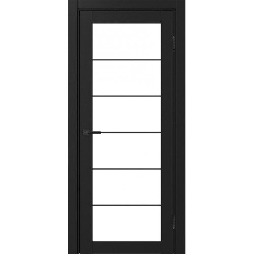 Турин 501АСС.2, цвет Антрацит молдинг алюм.чёрн стекло LACбелый, размер 80*200 см.