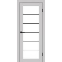 Турин 501.2 АСС молдинг SB, цвет пепельный, заполнение LACбелый, размер 200*80 см.