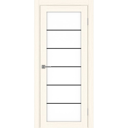 Турин 501.2 АСС молдинг SB, цвет ясень светлый, заполнение LACбелый, размер 200*80 см.