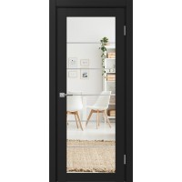 Турин 501АСС.2, цвет Антрацит молдинг алюм.хром стекло Зеркало/Зеркало, размер 80*200 см.