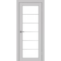 Турин 501.2 АСС молдинг SC, цвет пепельный, заполнение LACбелый, размер 200*80 см.