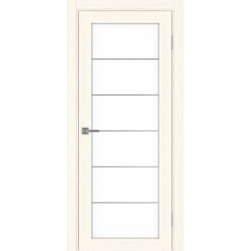 Турин 501.2 АСС молдинг SC, цвет ясень светлый, заполнение LACбелый, размер 200*80 см.