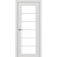 Турин 501.2 АСС молдинг SC, цвет ясень серебристый, заполнение LACбелый, размер 200*80 см.