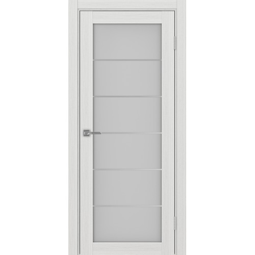 Турин 501.2 АСС молдинг SC, цвет ясень серебристый, заполнение Мателюкс, размер 200*80 см.