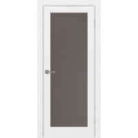 Турин 501.2, цвет белый лёд, стекло Бронза матовое, размер 30*200 см.