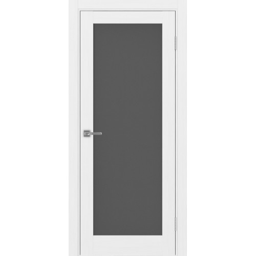 Турин 501.2, цвет Белый лёд, стекло Графит матовое, размер 80*200 см.