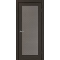 Турин 501.2, цвет Венге FL стекло Пунта бронзовое, размер 80*200 см.