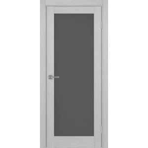 Турин 501.2, цвет дуб серый FL, стекло Графит матовое, размер 80*200 см.
