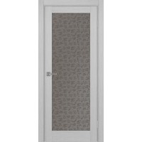 Турин 501.2, цвет дуб серый FL, заполнение Дали бронзовое, размер 200*80 см.