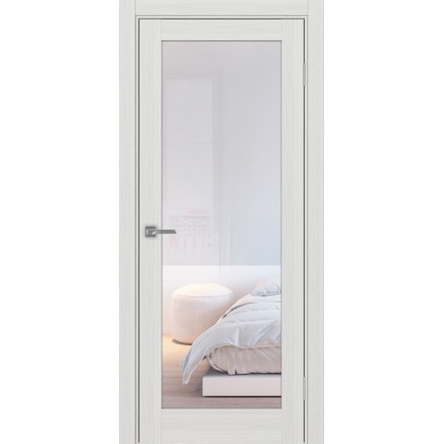 Турин 501.2, цвет ясень серебристый, заполнение Прозрачное, размер 200*80 см.