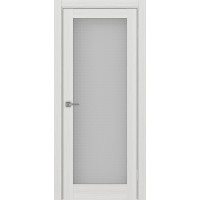 Турин 501.2, цвет ясень серебристый, заполнение Пунта бесцветное, размер 200*80 см.