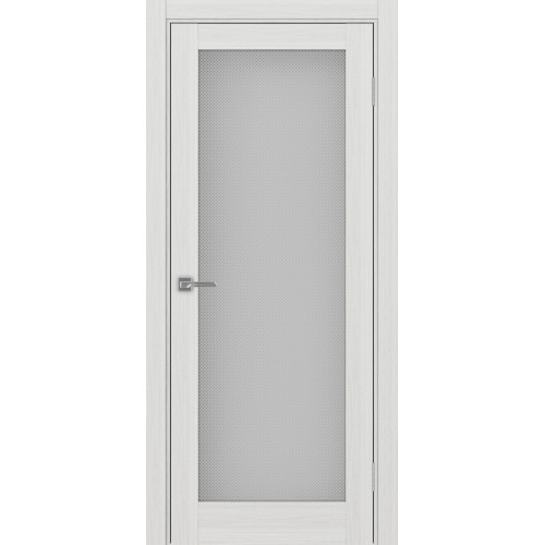 Турин 501.2, цвет ясень серебристый, заполнение Пунта бесцветное, размер 200*80 см.