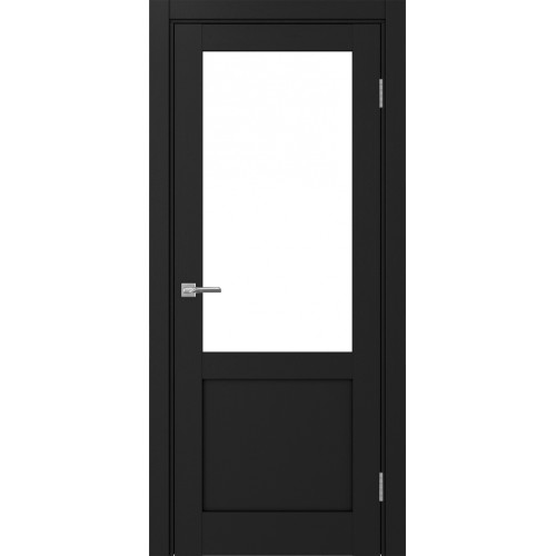 Турин 502.21, цвет Антрацит стекло LACбелый, размер 80*200 см.