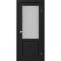 Турин 502.21, цвет Антрацит стекло Кристалл б.цв размер 80*200 см.