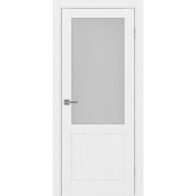 Межкомнатная дверь Турин 502.21, цвет белый лёд, заполнение Мателюкс, размер 200*80 см.