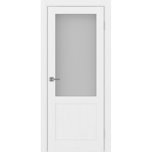 Турин 502.21, цвет белый лёд, заполнение Пунта бесцветное, размер 200*80 см.