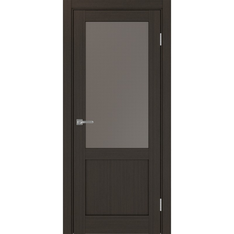 Межкомнатная дверь Турин 502.21, цвет венге FL, заполнение Пунта бронзовое, размер 200*80 см.