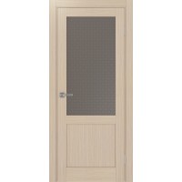 Турин 502.21, цвет дуб беленый FL, заполнение Пунта бронзовое, размер 200*80 см.