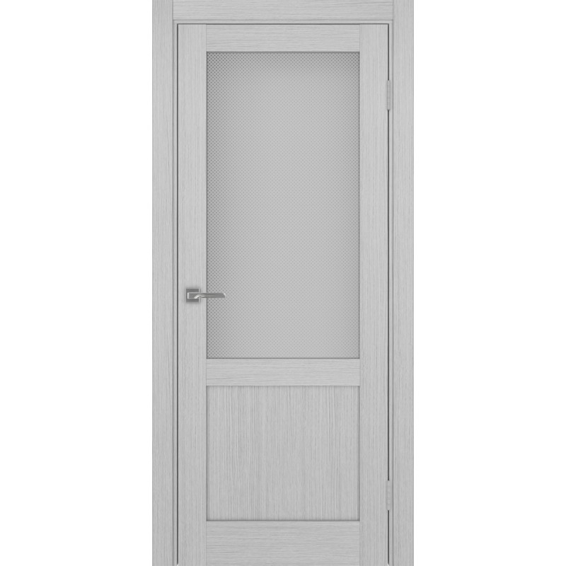 Межкомнатная дверь Турин 502.21, цвет дуб серый FL, заполнение Пунта бесцветное, размер 200*80 см.