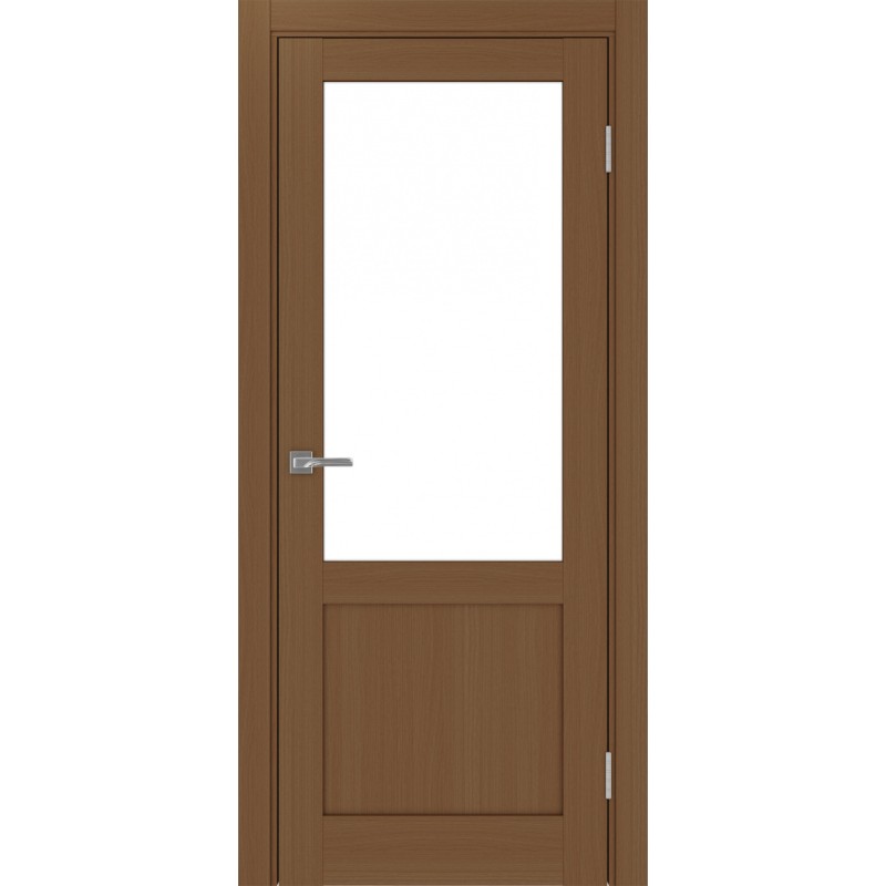 Межкомнатная дверь Турин 502.21, цвет орех NL, заполнение LACбелый, размер 200*80 см.