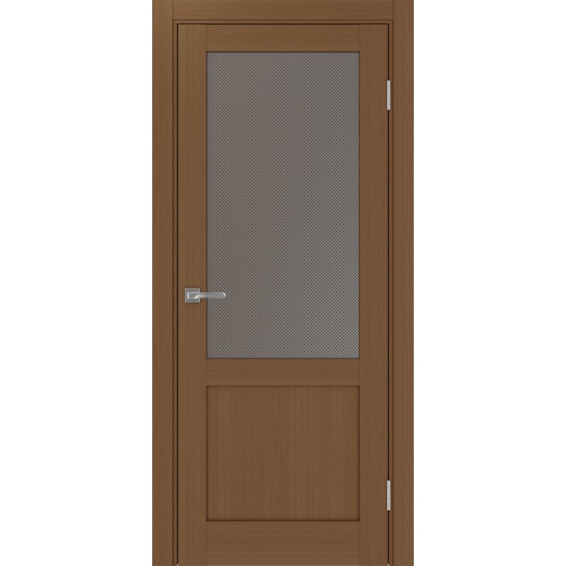 Межкомнатная дверь Турин 502.21, цвет орех NL, заполнение Пунта бронзовое, размер 200*80 см.