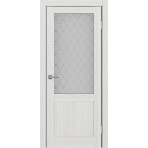 Турин 502.21, цвет ясень серебристый, заполнение Кристалл бесцветное, размер 200*80 см.