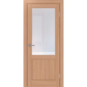 Турин 502.21, цвет ясень тёмный, стекло Прозрачное, размер 80*200 см.
