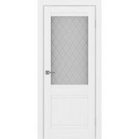 Турин 502U.21, цвет Белый лёд, стекло Кристалл б.цв размер 80*200 см.