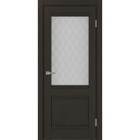 Турин 502U.21, цвет Венге FL стекло Кристалл б.цв размер 80*200 см.