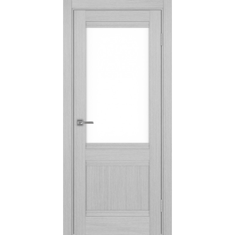 Межкомнатная дверь Турин 502U.21, цвет дуб серый FL, заполнение LACбелый, размер 200*80 см.