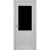 Турин 502U.21, цвет дуб серый FL, заполнение LACчерный, размер 200*80 см.