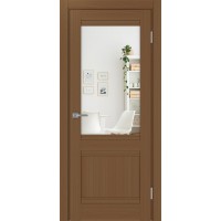 Турин 502U.21, цвет орех NL, заполнение Зеркало/Зеркало, размер 200*80 см.