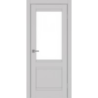 Турин 502U.21, цвет Пепельный стекло LACбелый, размер 80*200 см.