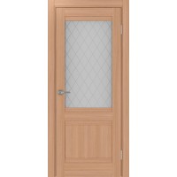 Турин 502U.21, цвет ясень тёмный, заполнение Кристалл бесцветное, размер 200*80 см.