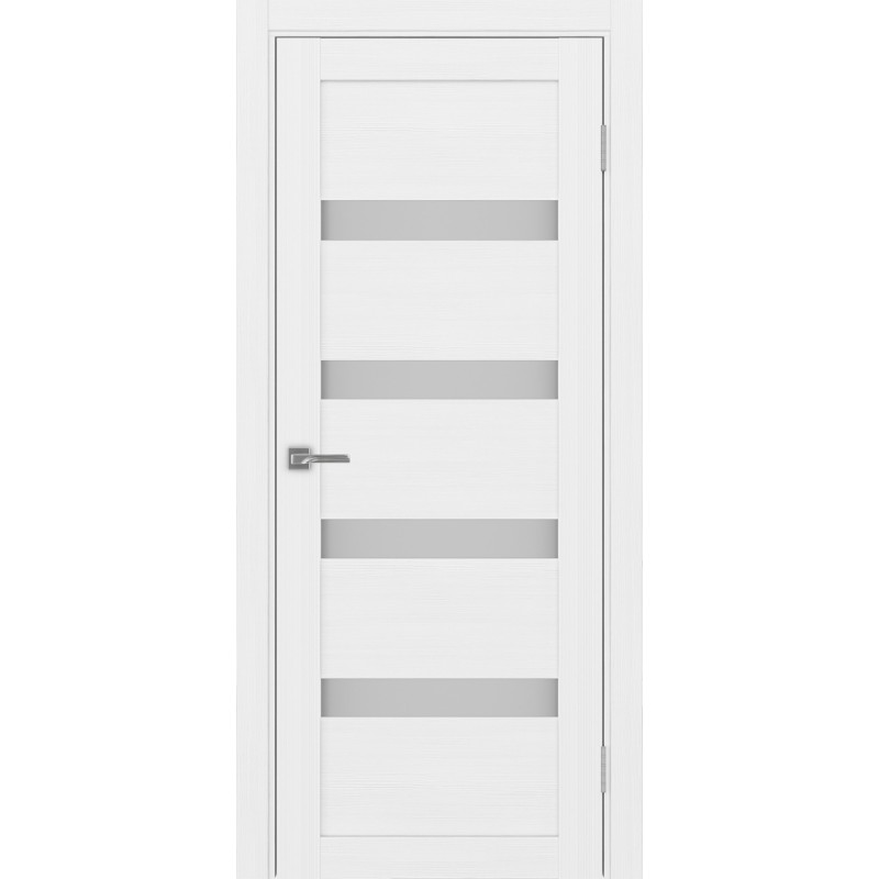 Межкомнатная дверь Турин 505.12, цвет белый лёд, заполнение Мателюкс, размер 200*80 см.