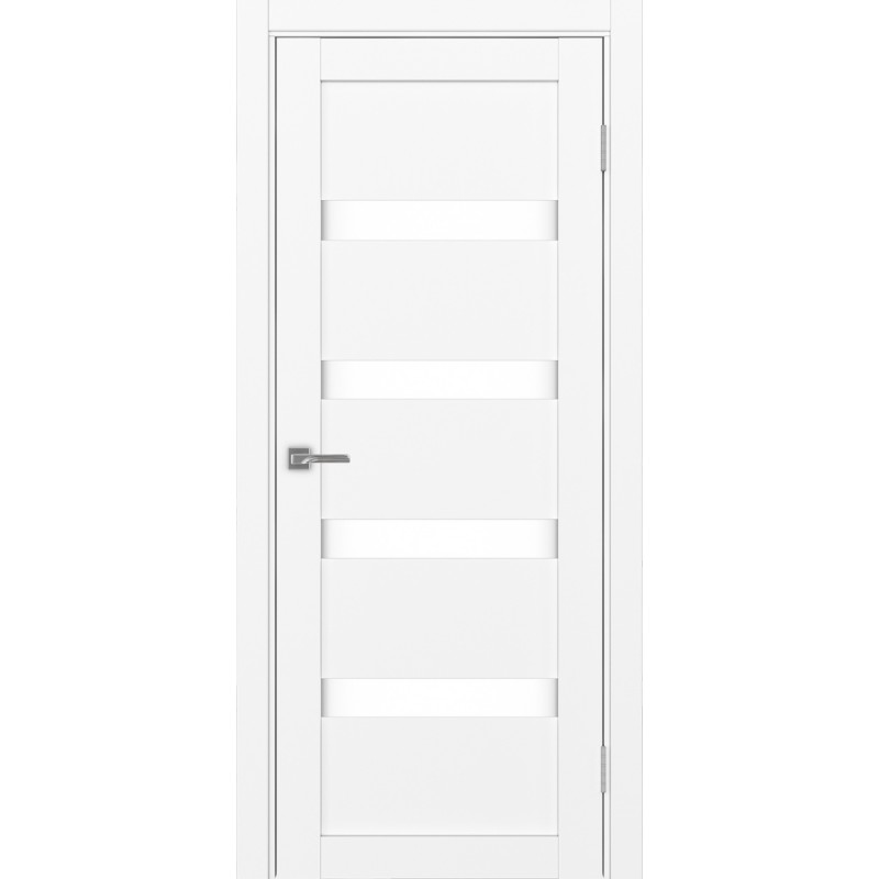 Межкомнатная дверь Турин 505.12, цвет белый снежный, заполнение LACбелый, размер 200*80 см.